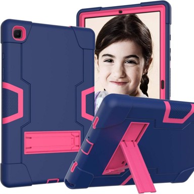 NIKCORP Oklopna zaštitna maska sa stalkom za Samsung Galaxy Tab A8 10,5" trodijelna robusna, tamnoplava